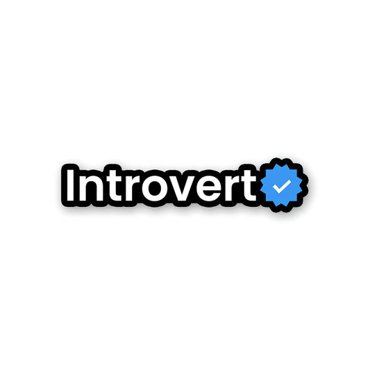 Introvert verified sticker