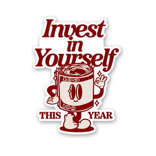 Invest in yourself sticker-2