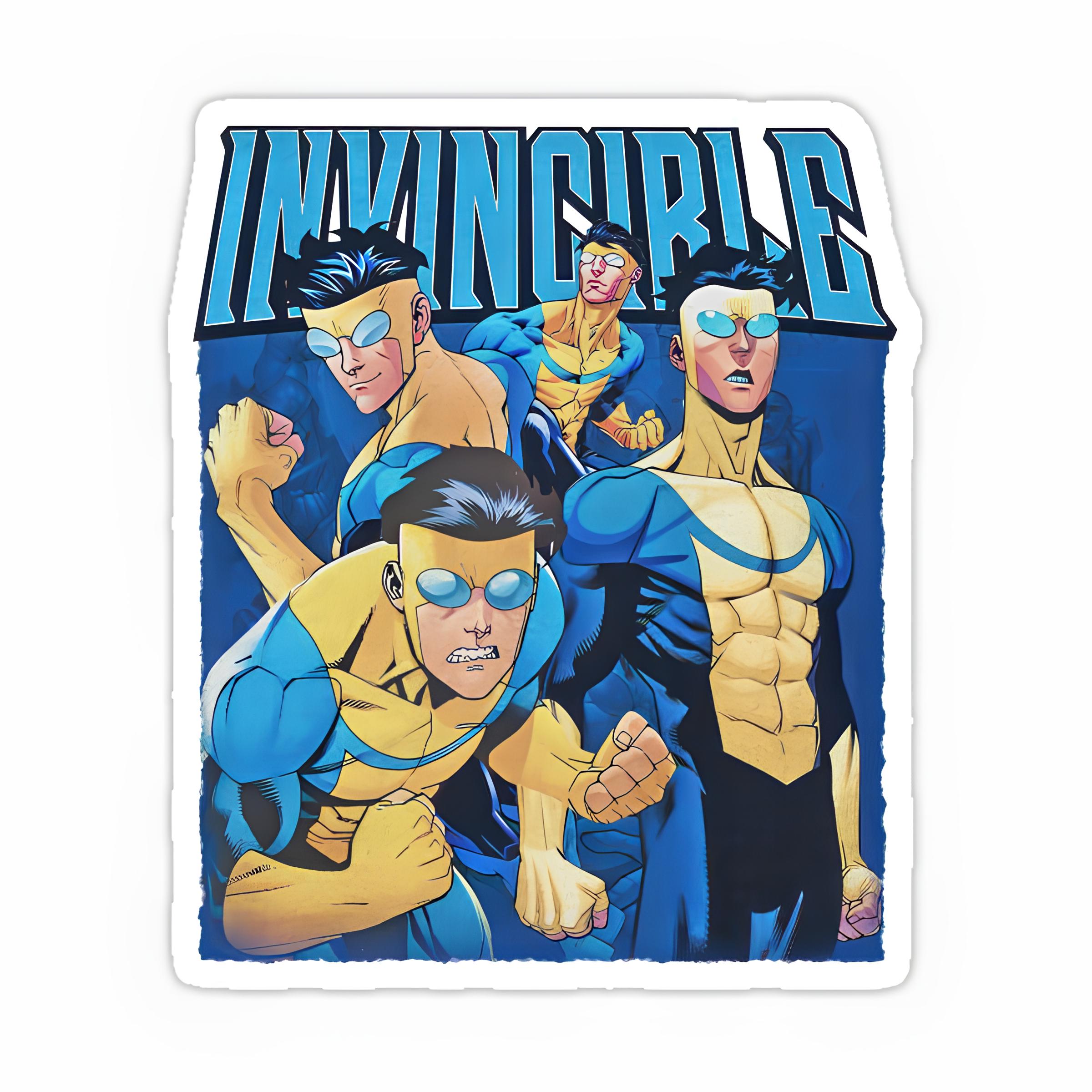 Invincible Sticker-102 – Inkyprinty.in