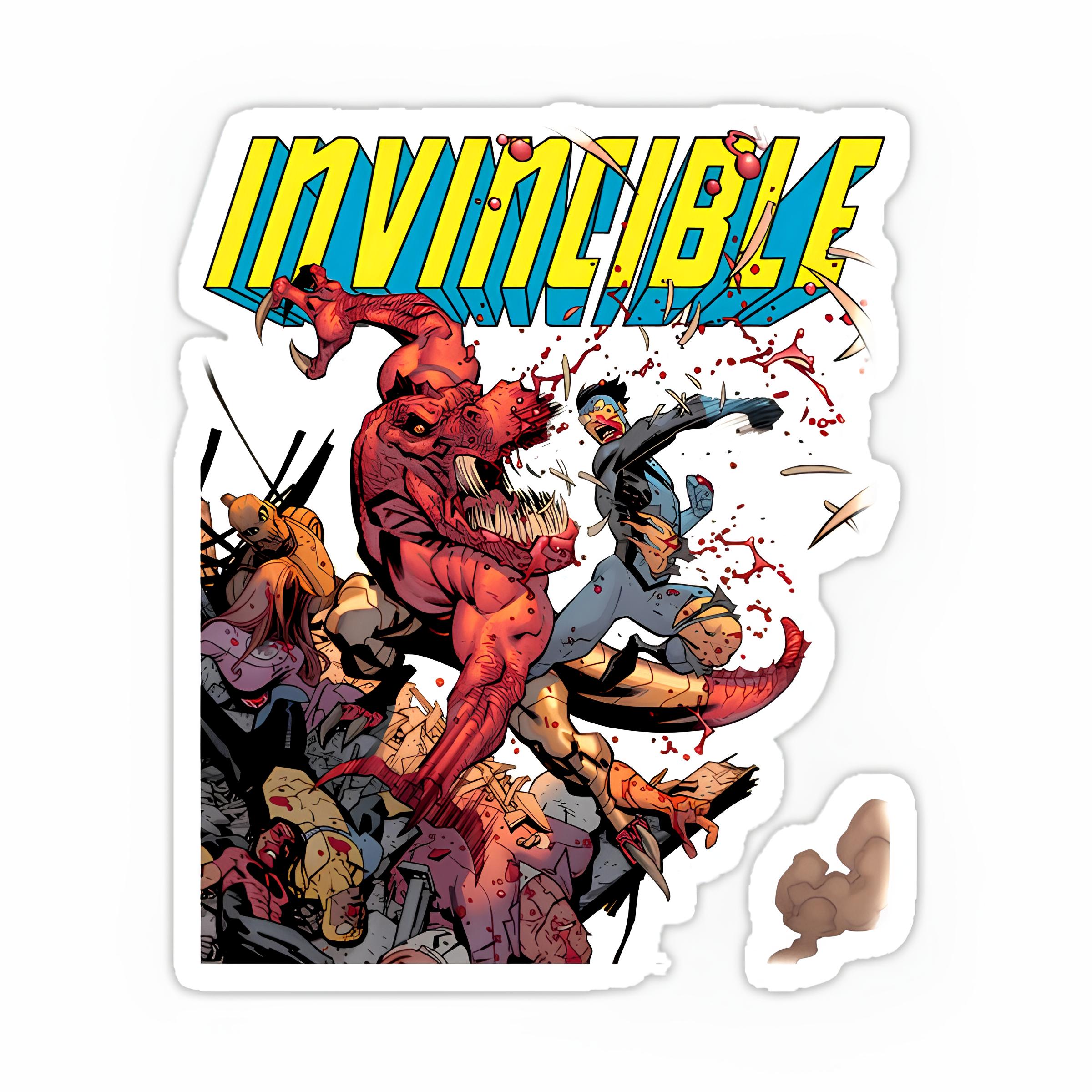 Invincible Sticker-14 – Inkyprinty.in