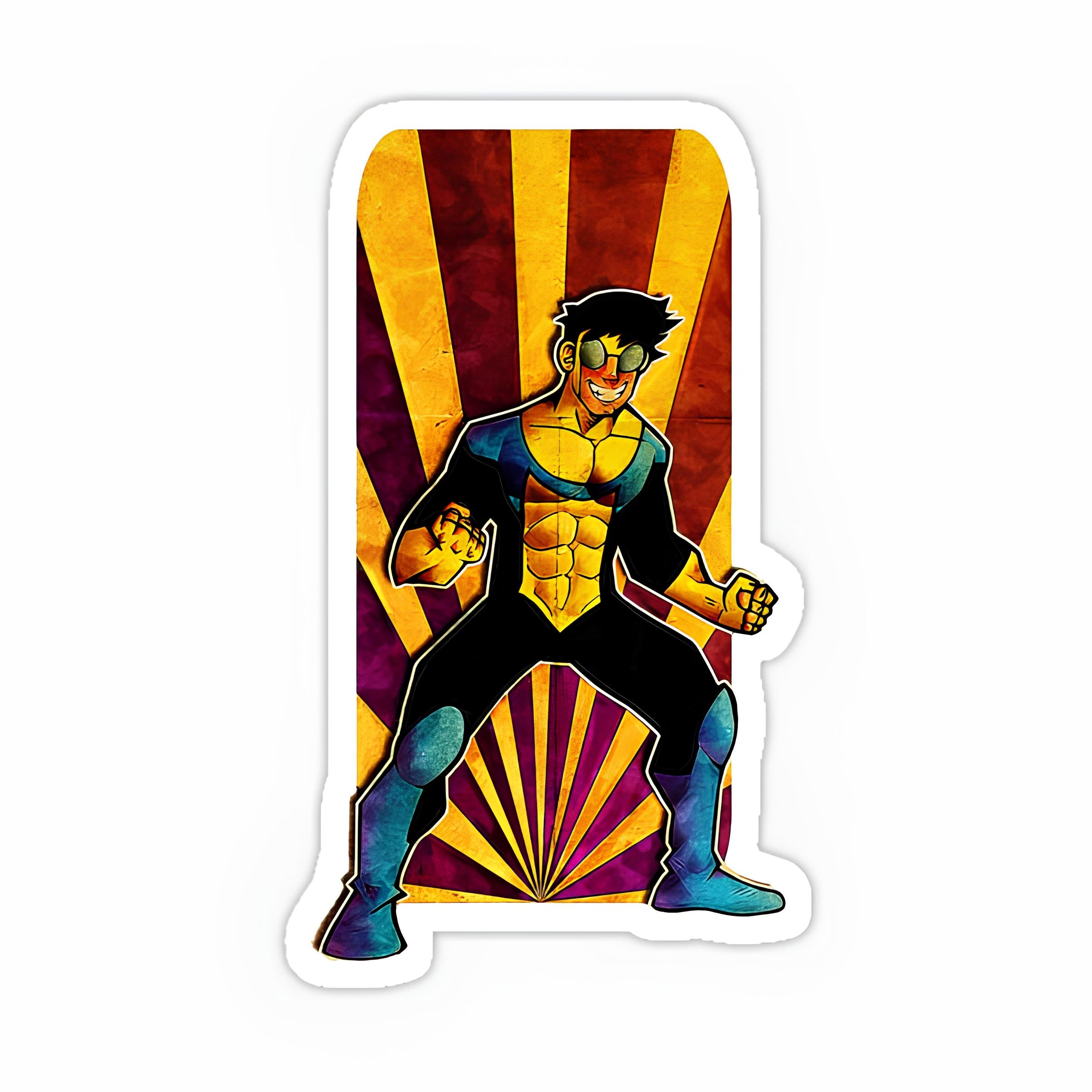 Invincible Sticker-25 – Inkyprinty.in