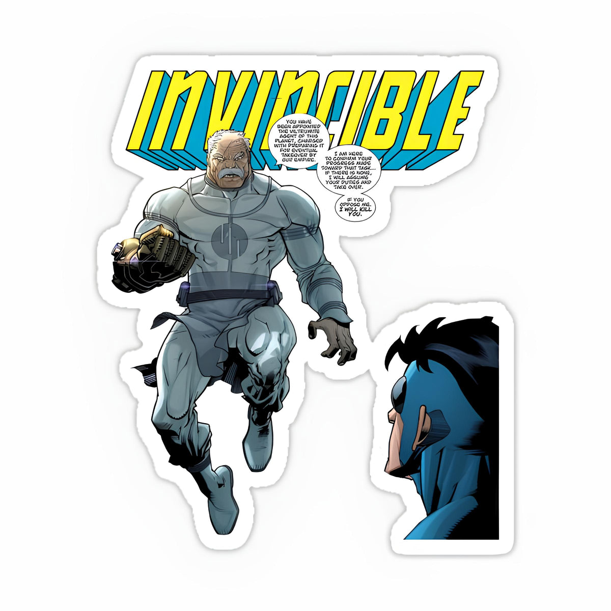Invincible Flying Sticker Invincible Sticker-46 – Inkyprinty.in
