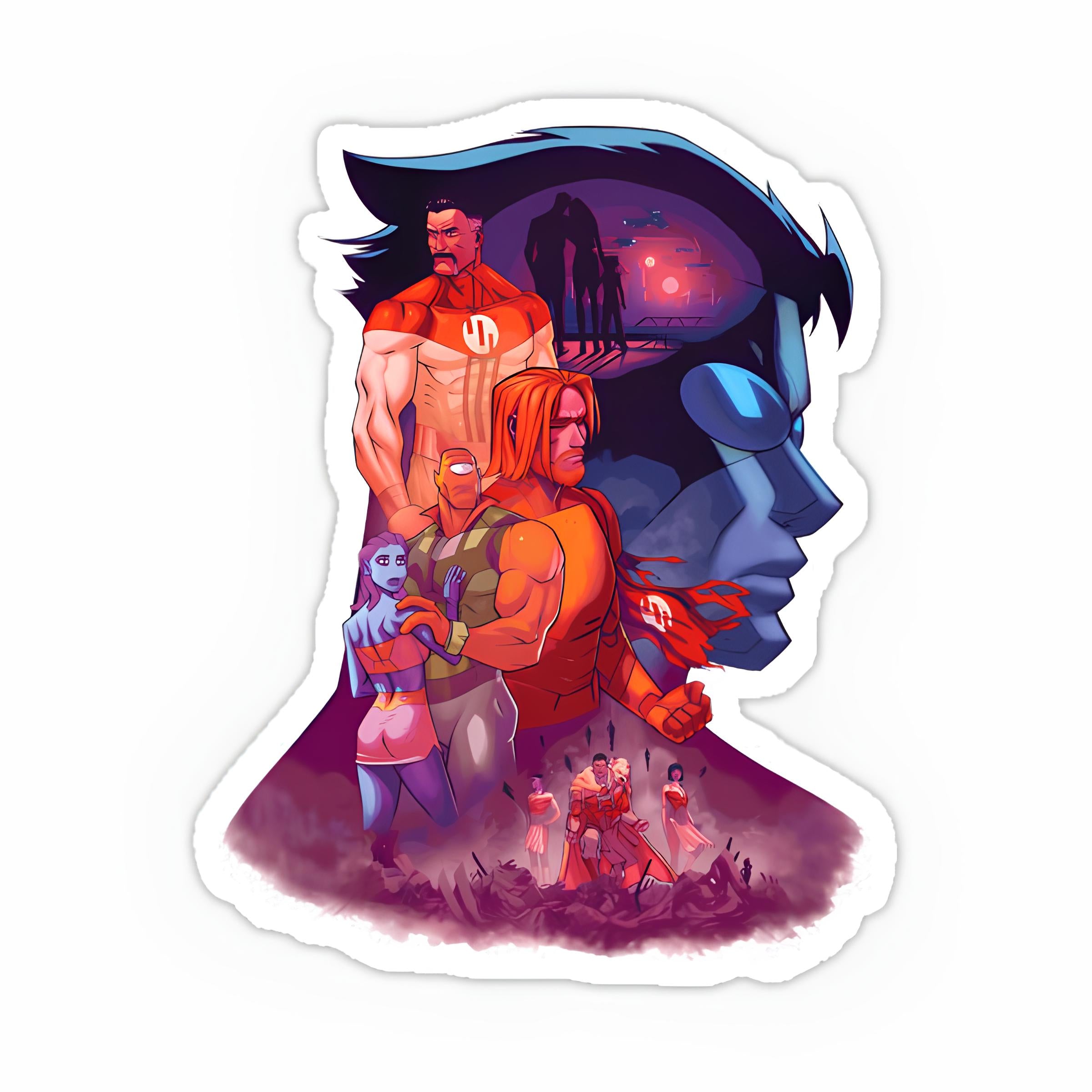 Invincible Sticker-68 – Inkyprinty.in
