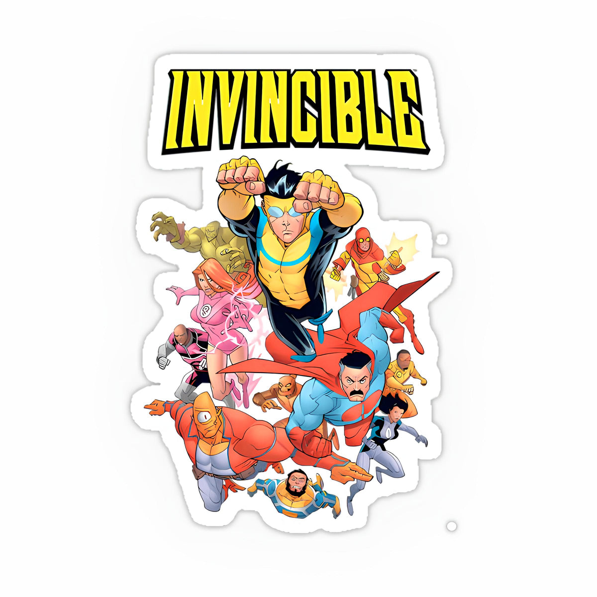 Vector Files Invincible Invincible Sticker-72 – Inkyprinty.in