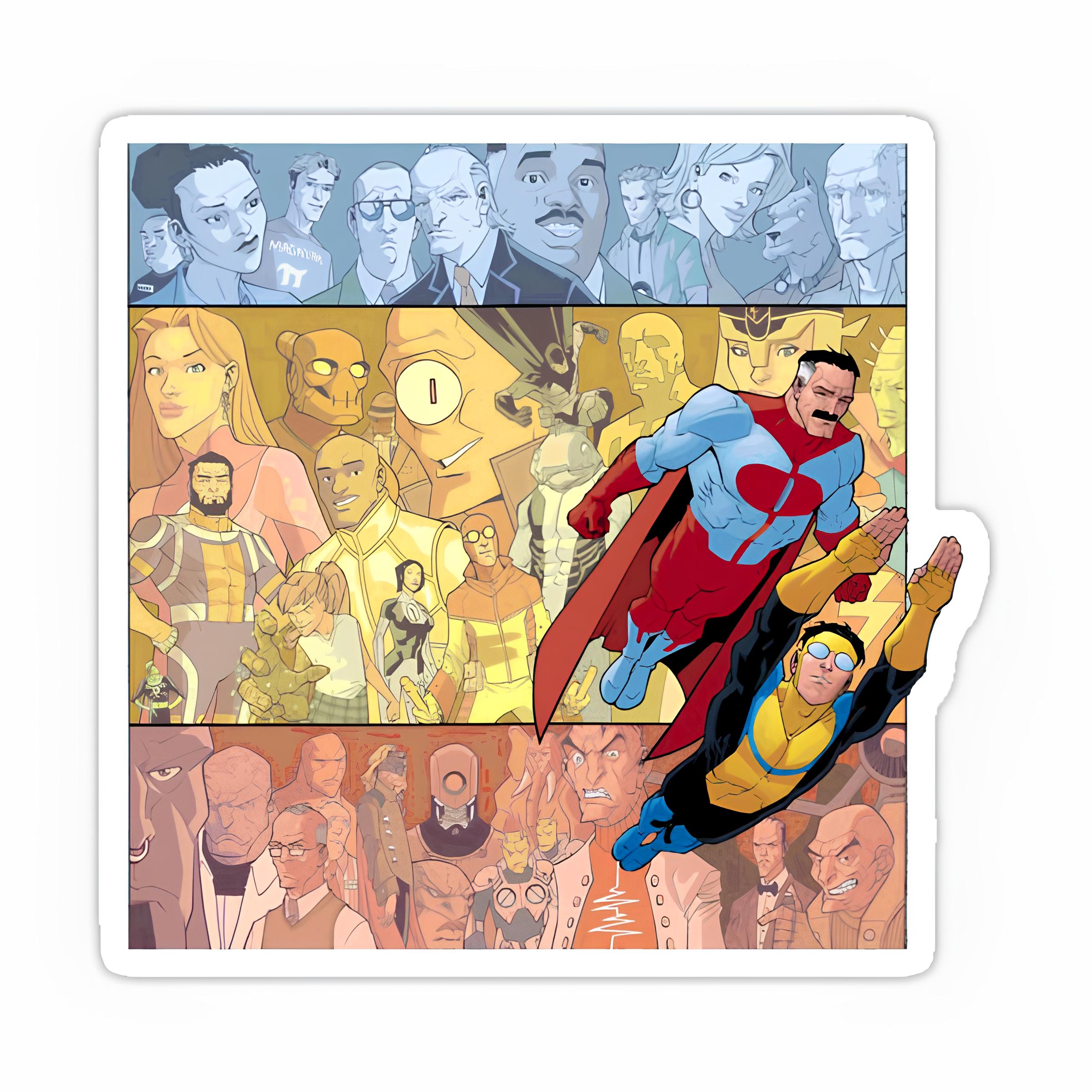 Invincible Flying Sticker Invincible Sticker-75 – Inkyprinty.in