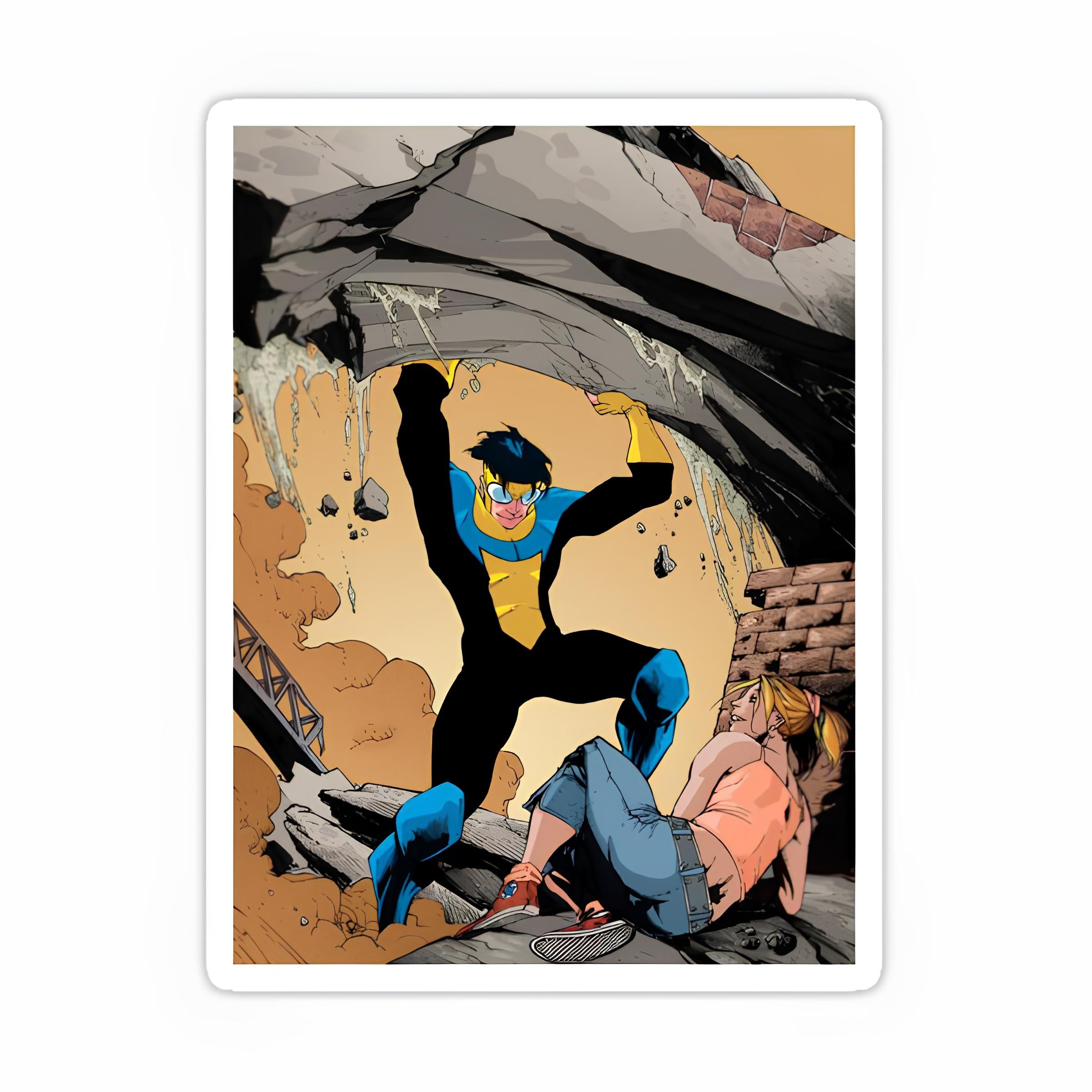 Invincible Sticker-91 – Inkyprinty.in