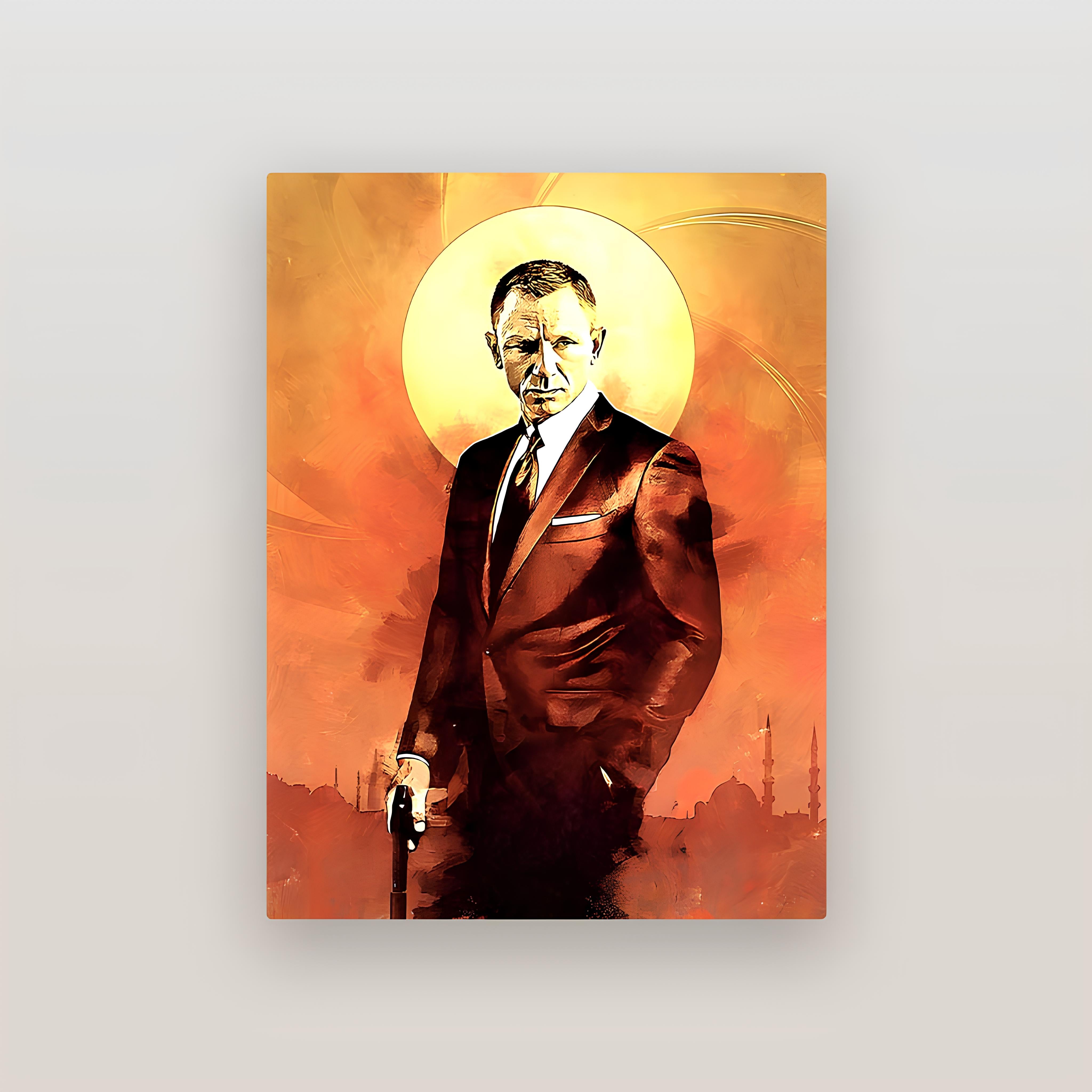 Metal 007 James Bond 007 Daniel Craig Metal Poster-4 – Inkyprinty.in