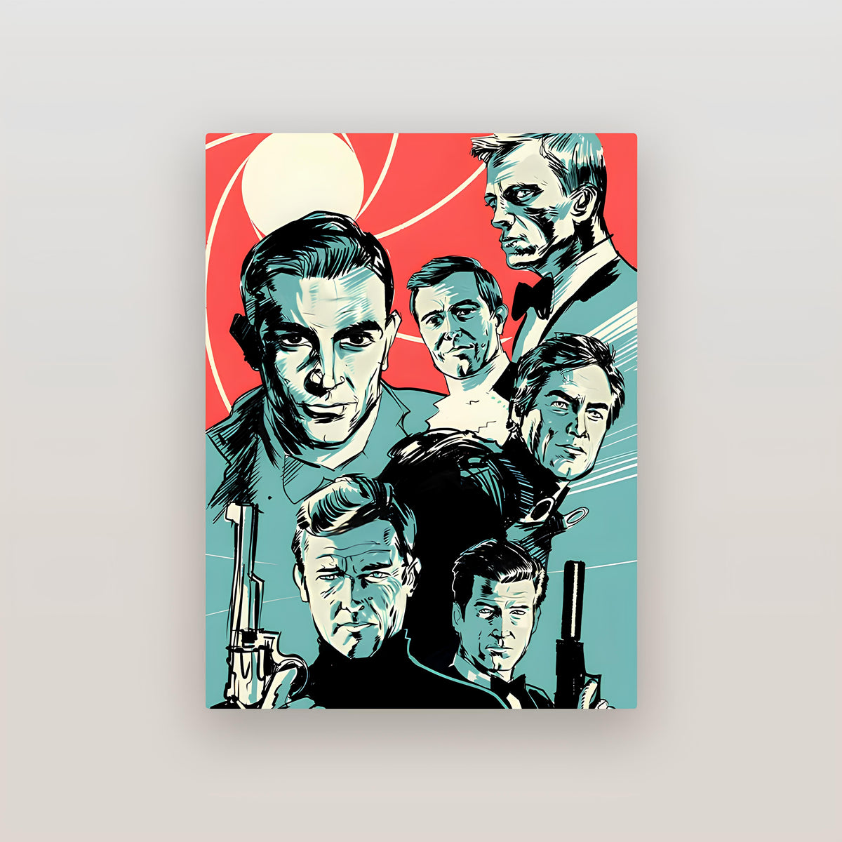 Metal 007 James Bond 007 Metal Poster-6 – Inkyprinty.in