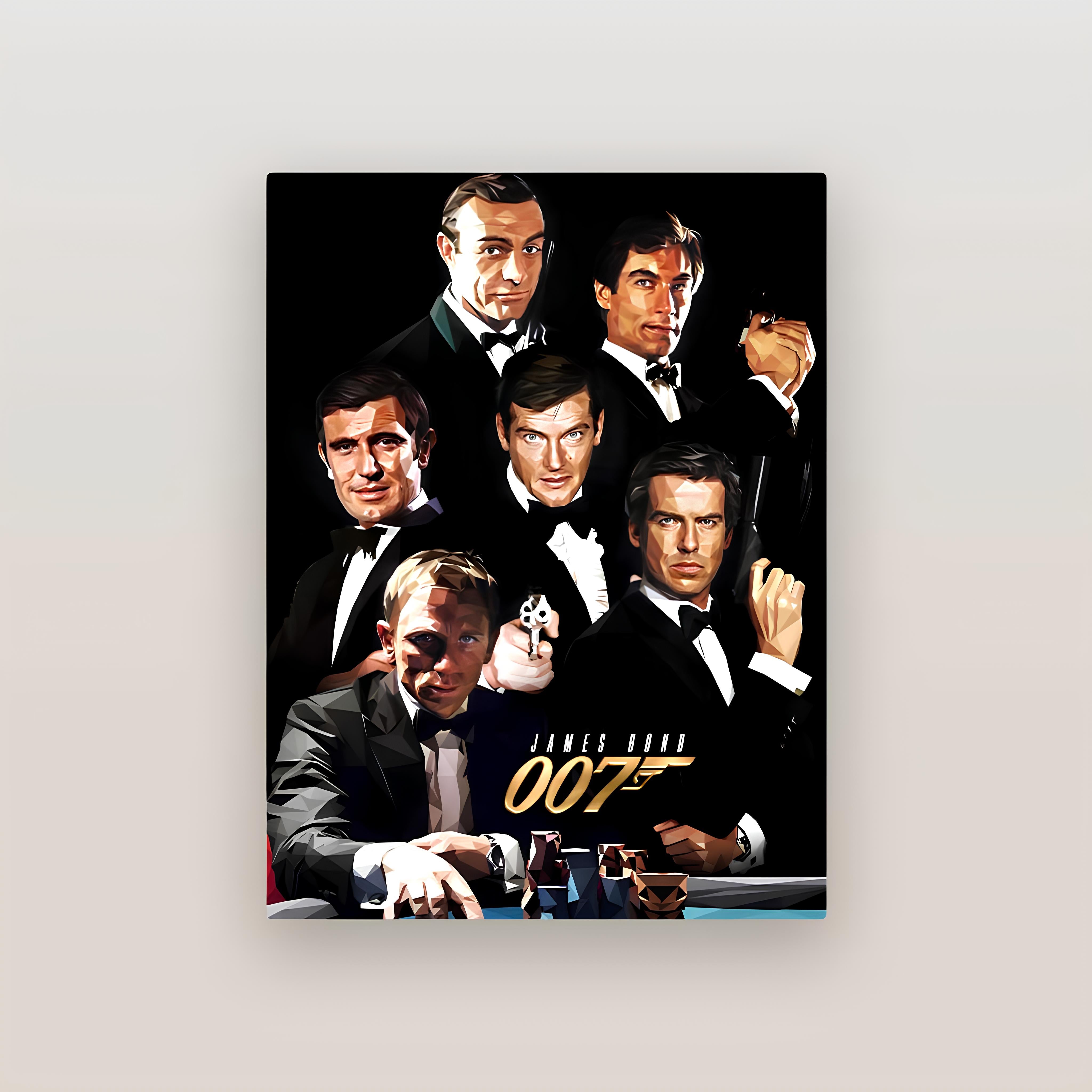 Metal 007 James Bond 007 Metal Poster – Inkyprinty.in