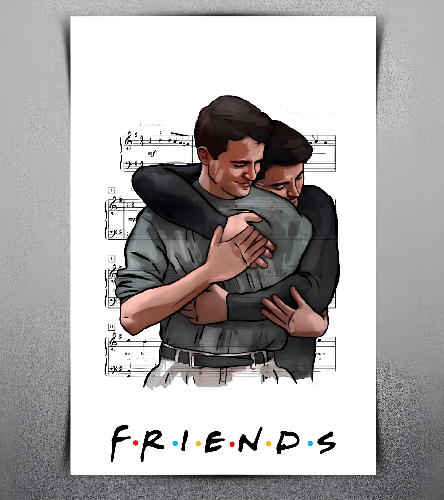 Joey & Chandler Wall Poster