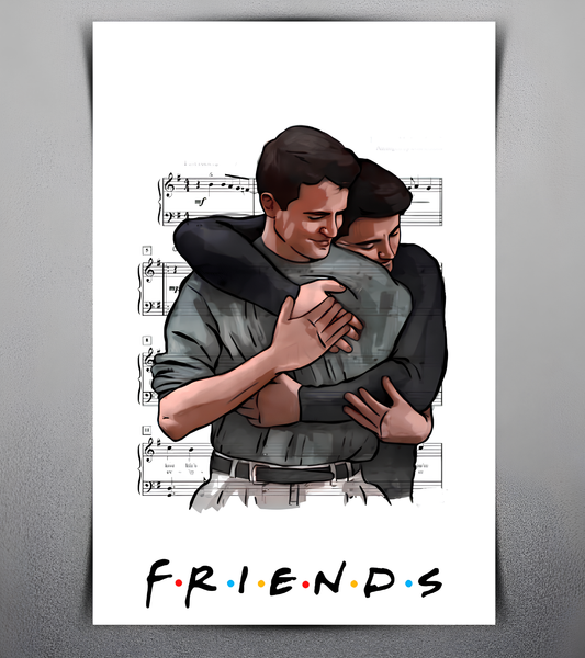 Joey & Chandler Wall Poster