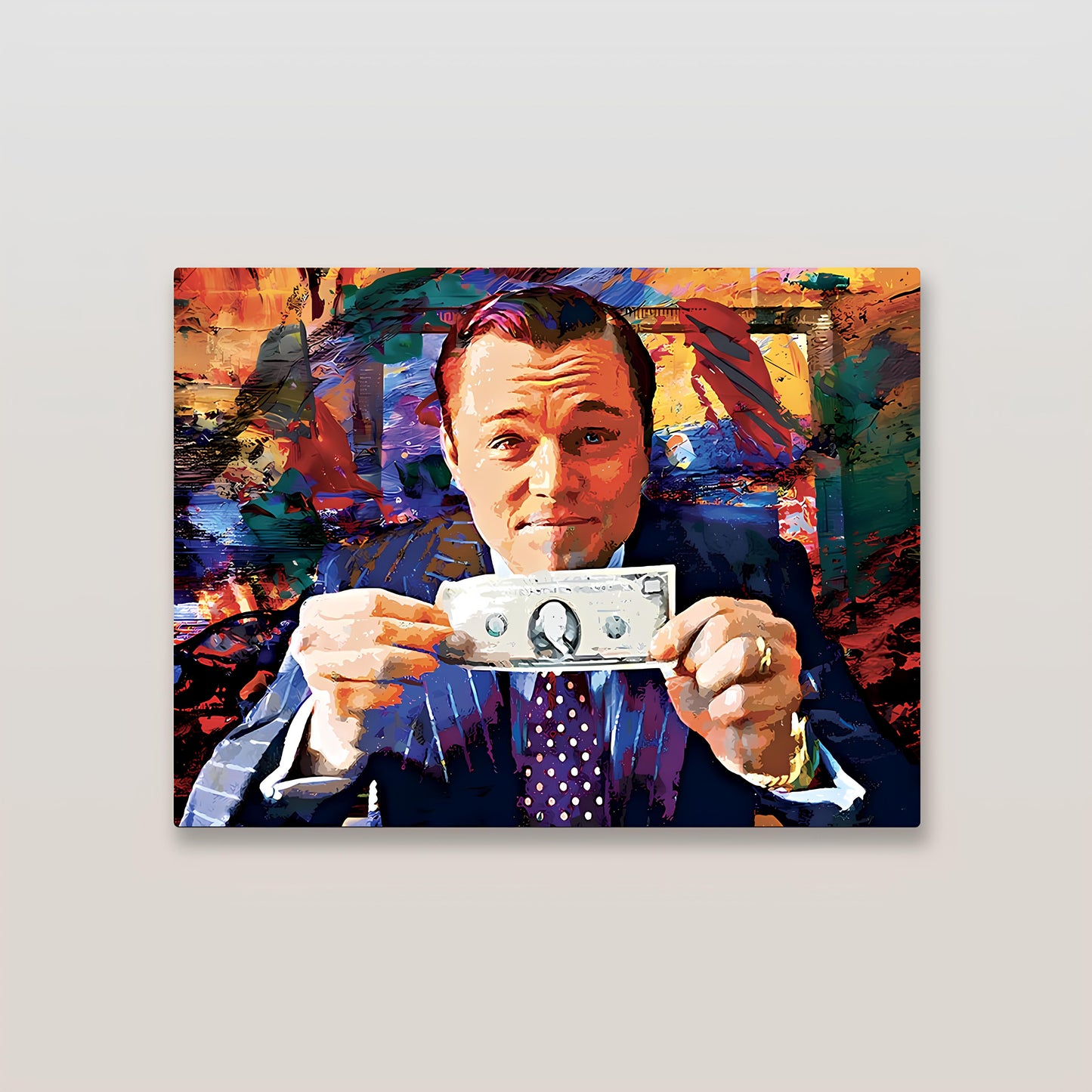 Jordan Belfort Pop Art Metal Poster