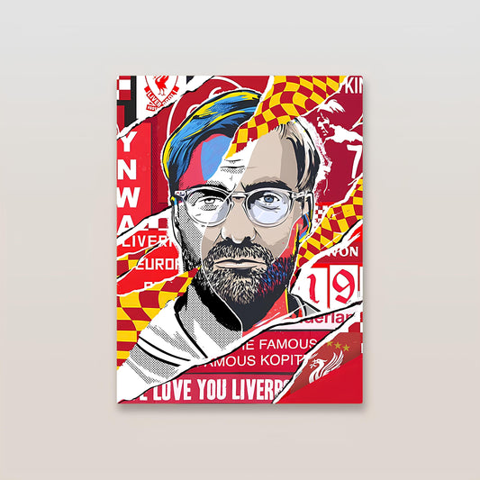 Jurgen Klopp Liverpool Metal Poster-3