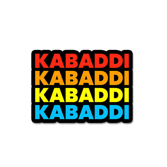 Kabaddi sticker