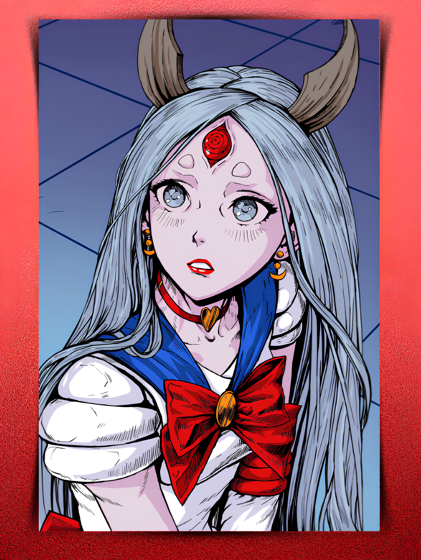 Kaguya Sailor Moon Cosplay Wall Poster