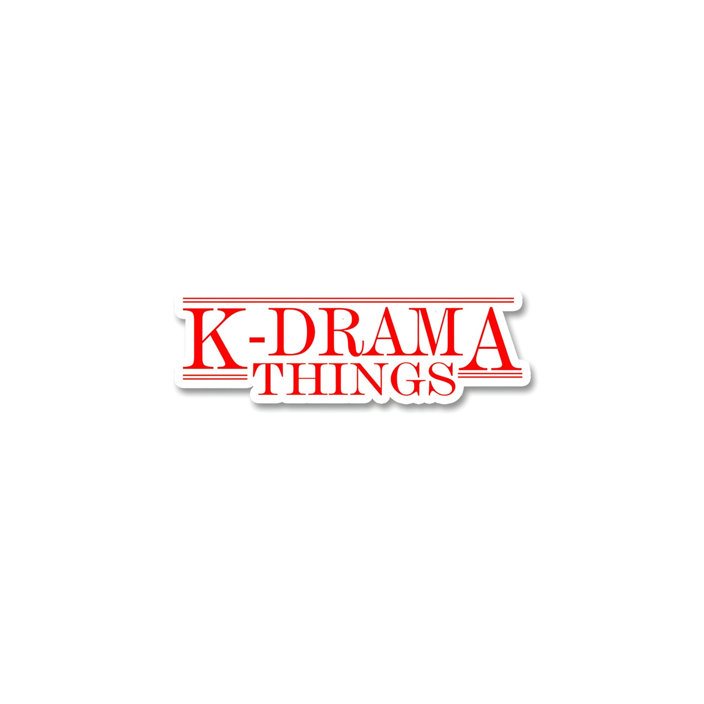 K drama things sticker