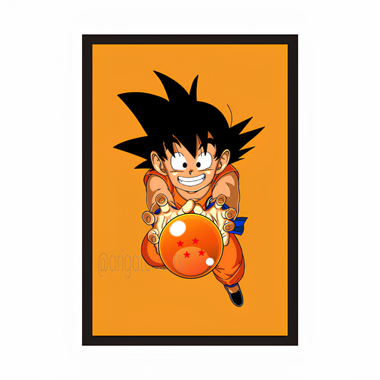 Kid Goku - DBZ Framed