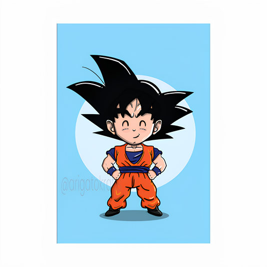 Kid Goku Artwork Poster