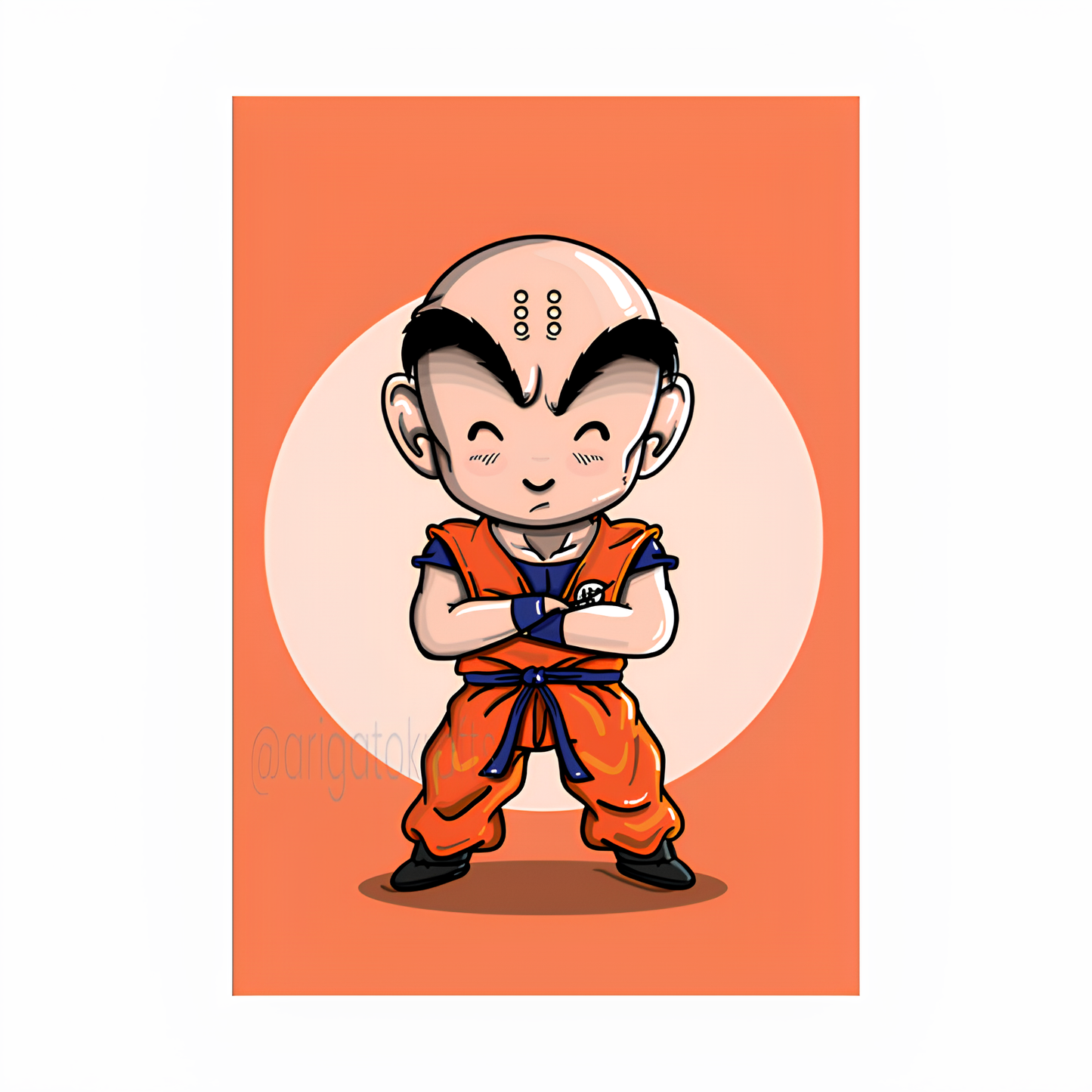 Krillin Artwork Poster