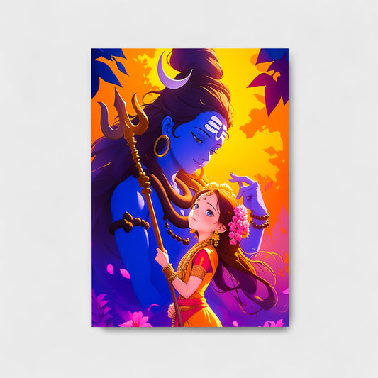 LORD SHIVA AND GODDESS PARVATI-5