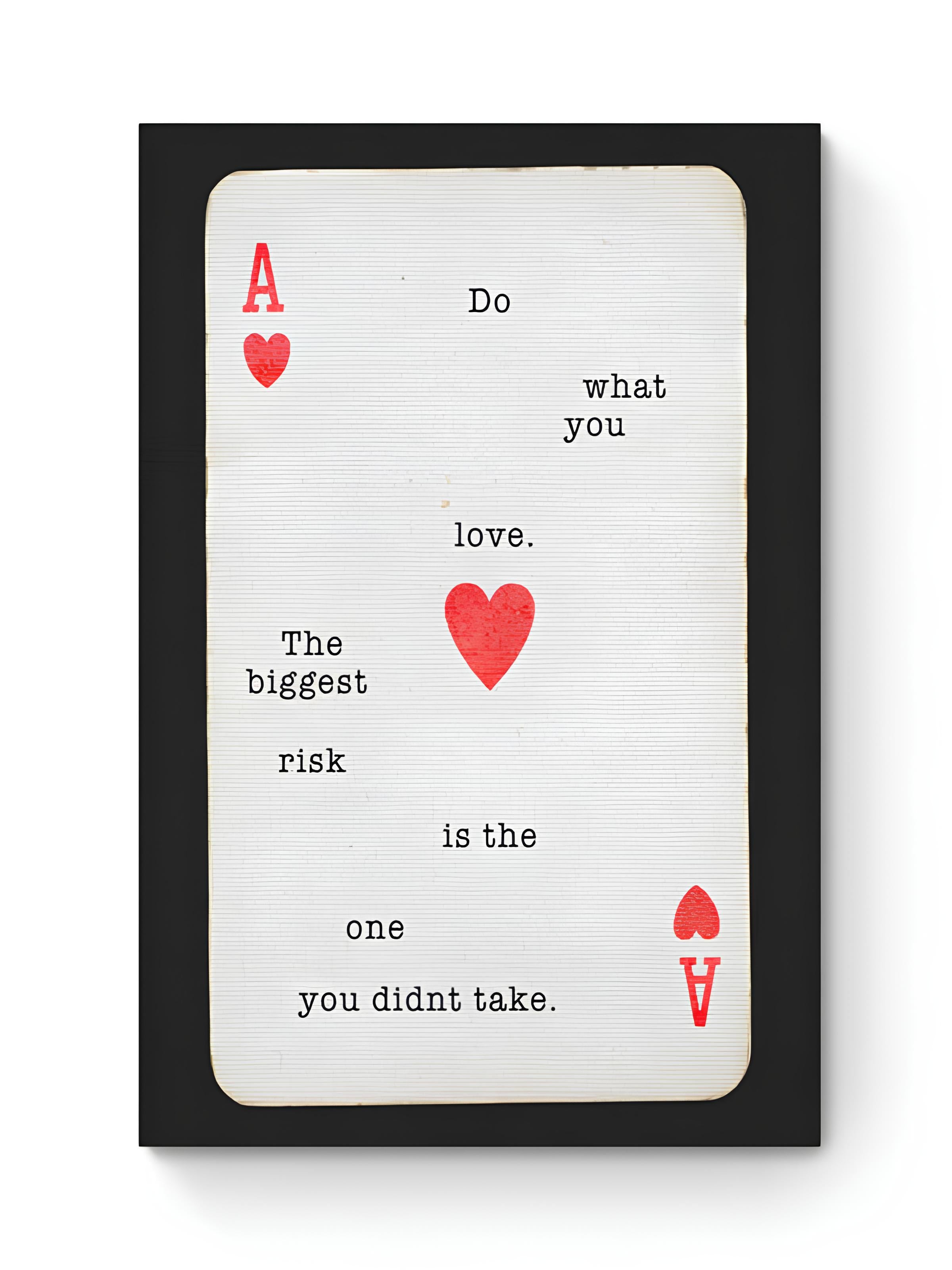 LOVE RISK - CARD – Inkyprinty.in