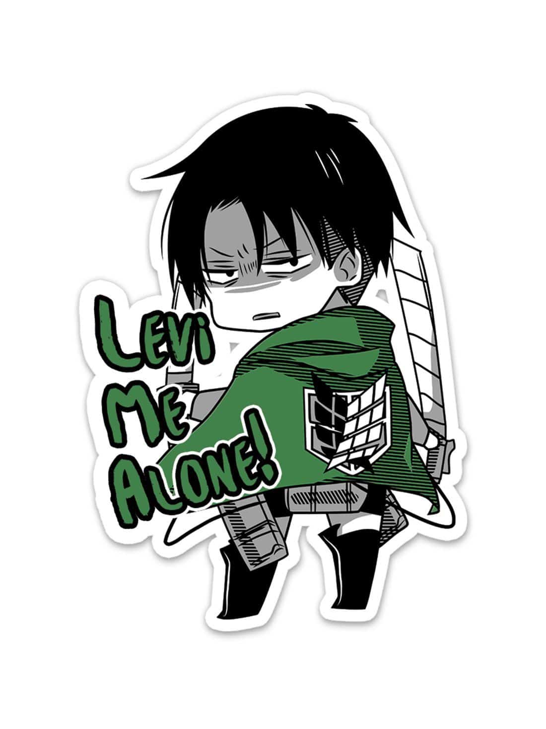 Levi Me Alone! Sticker