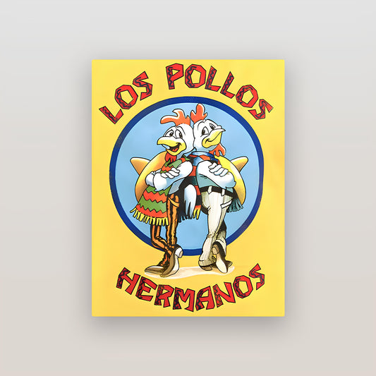 Los Pollos Hermanos Breaking Bad Metal Poster