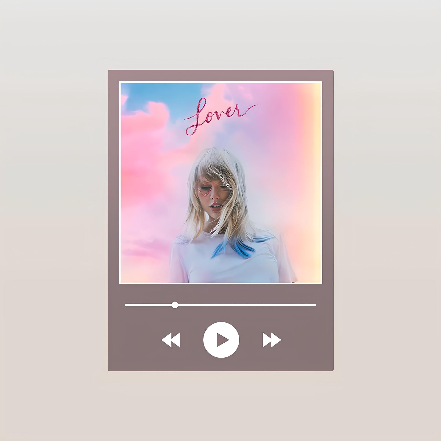 Lover - Taylor Swift Metal Poster