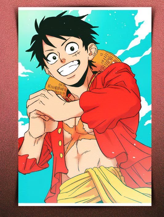 Luffy Aesthetic Wall Poster-2