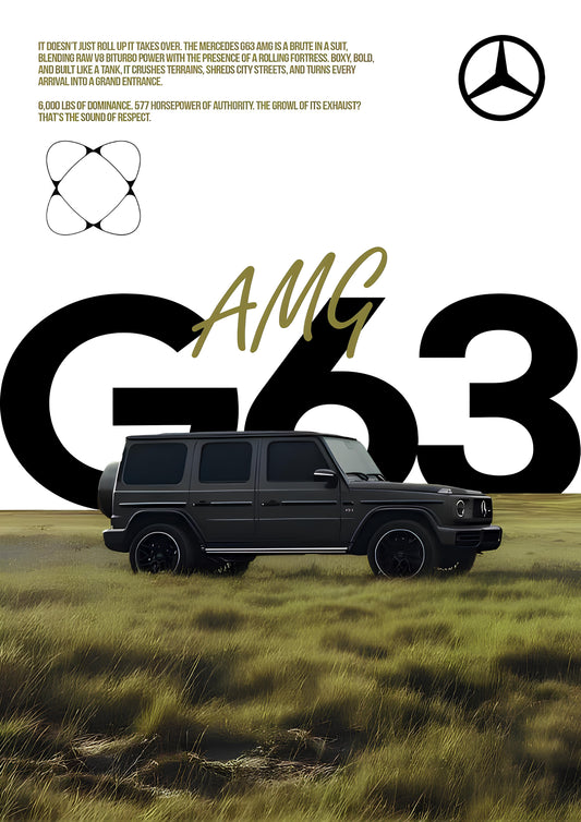 MERCEDES G63 POSTER