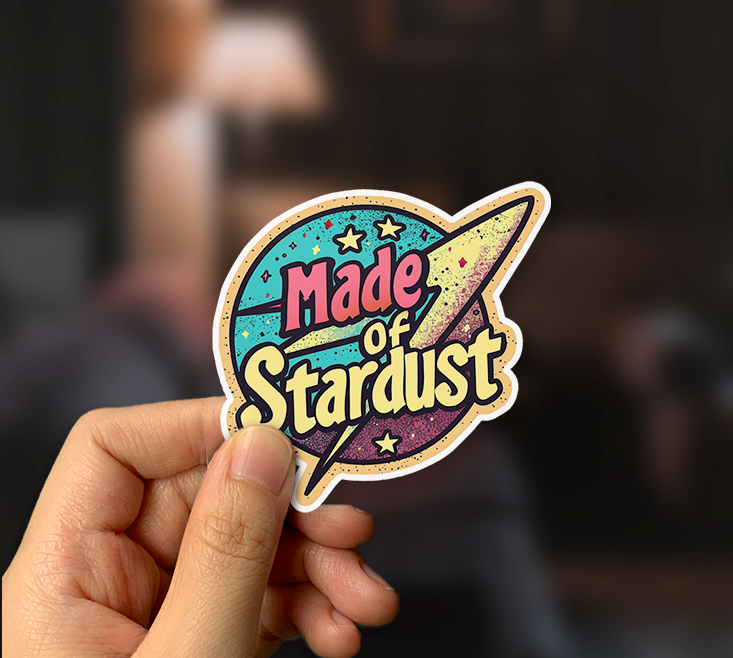 Stardust Sticker Format Made of Stardust Sticker – Inkyprinty.in