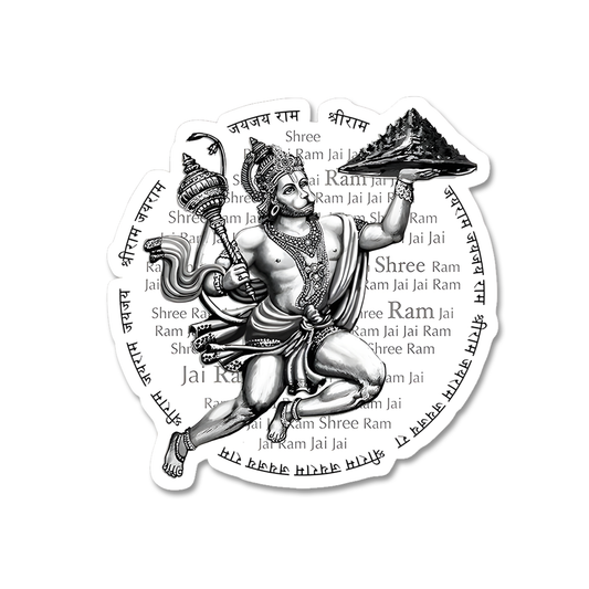 Mahabali Hanuman sticker