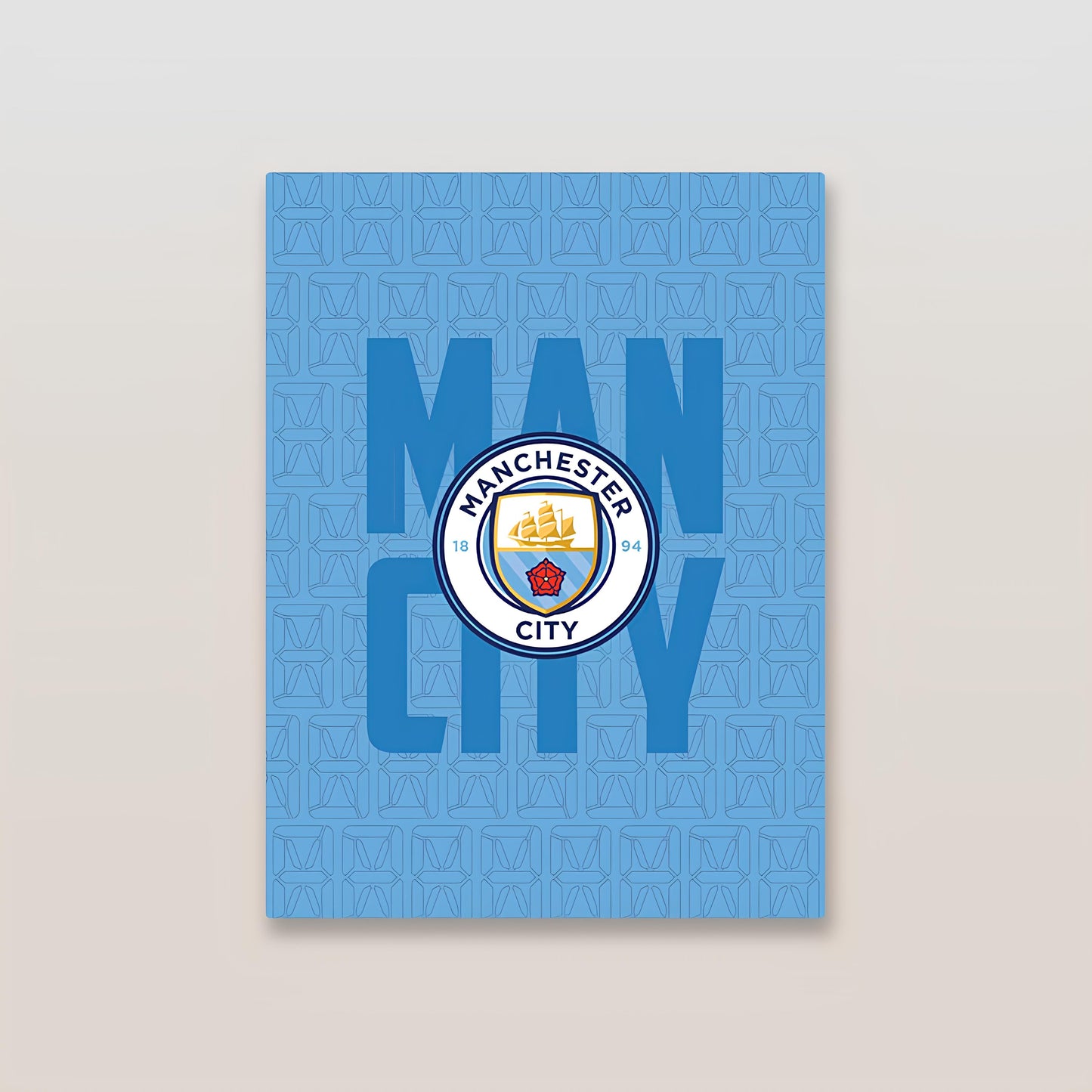 Manchester City FC Metal Poster