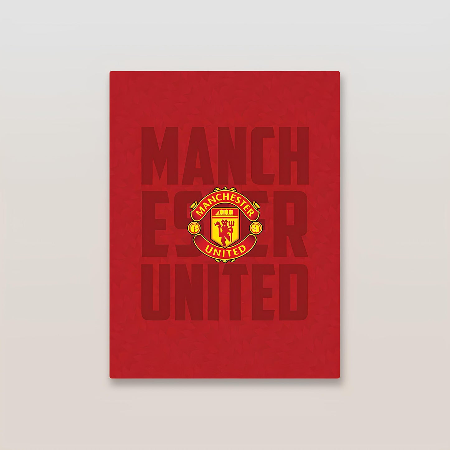 Manchester United Metal Poster