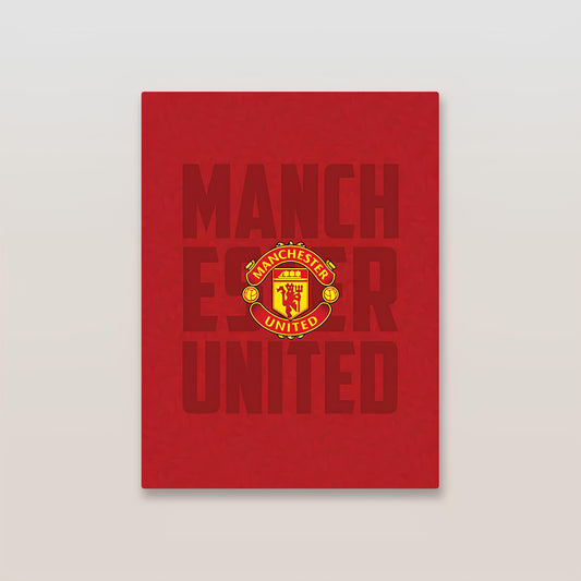 Manchester United Metal Poster