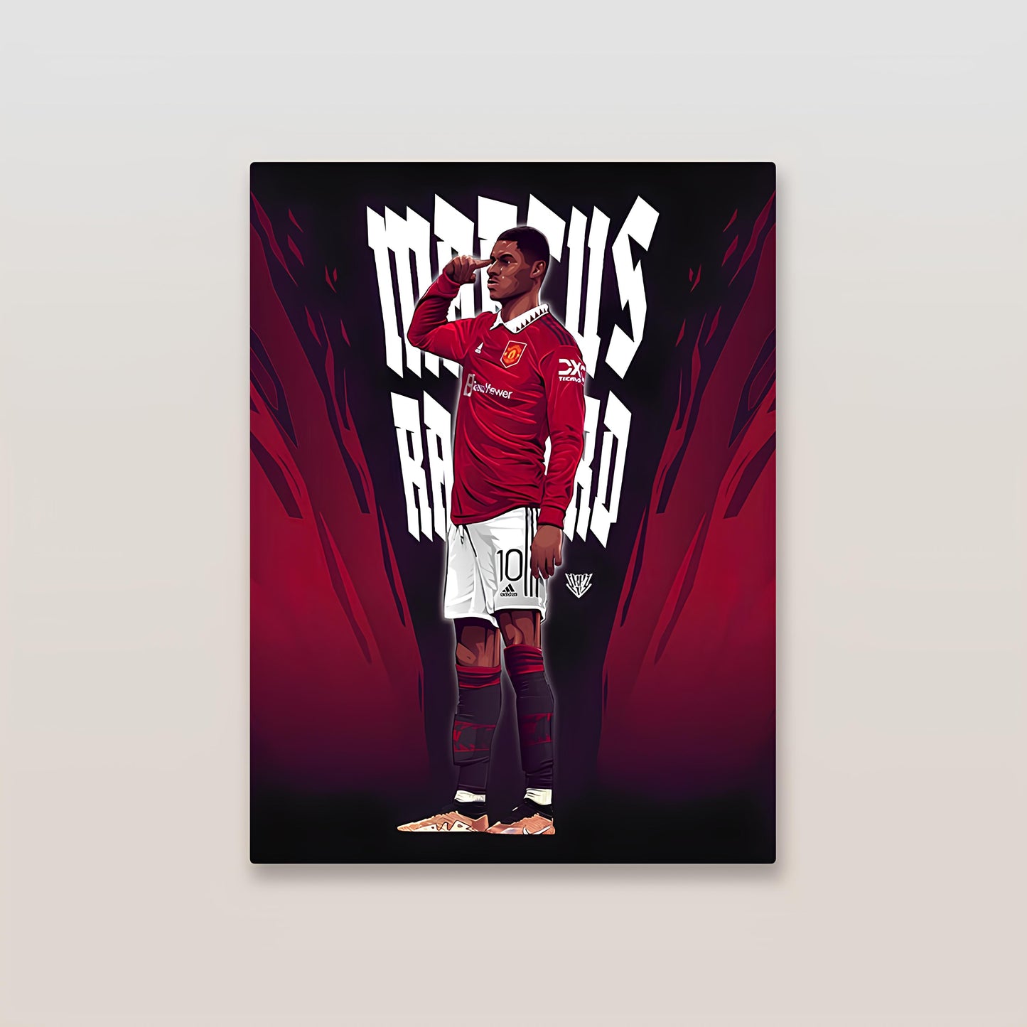 Marcus Rashford Manchester United Metal Poster