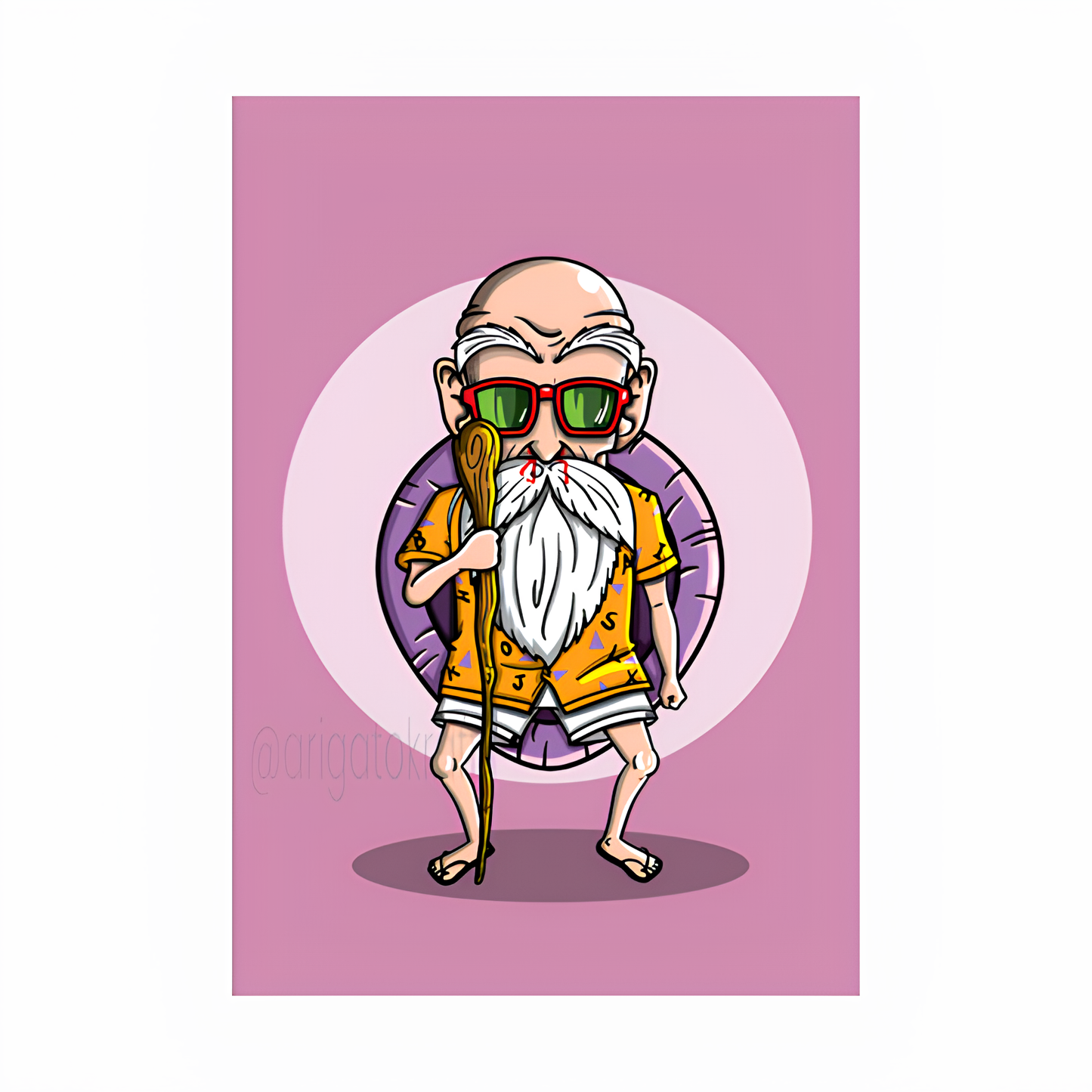 Master Roshi Artwork Poster