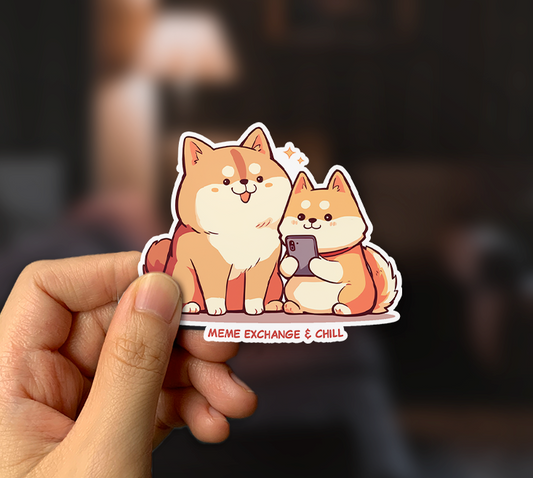 Meme exchange and chill Sticker