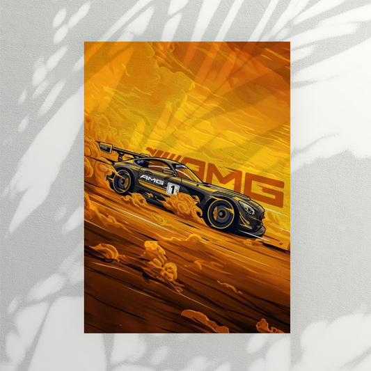 Mercedes AMG GT poster