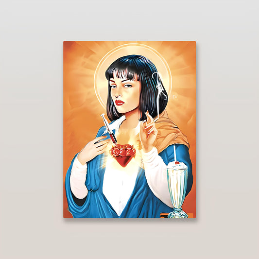 Mia Wallace Art Metal Poster