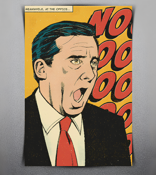 Michael Scott 'NOOOO' Wall Poster