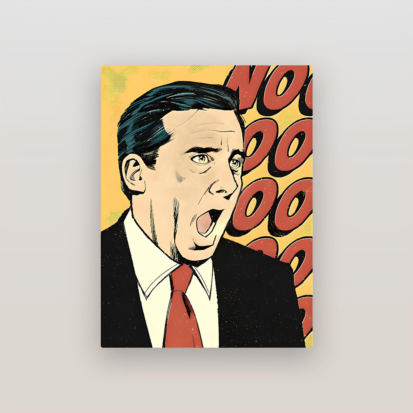 Micheal Scott Metal Poster-2