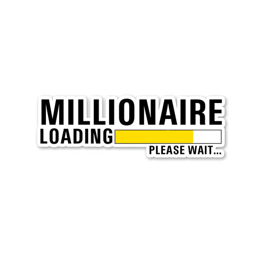 Millionaire loading Sticker