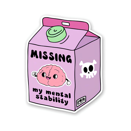 Missing mental sticker