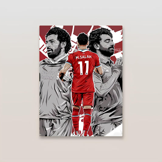 Mo Salah Liverpool Metal Poster