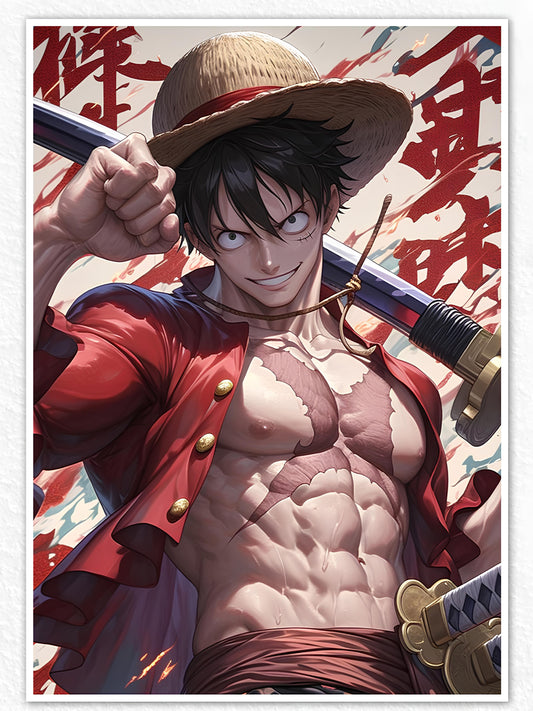 Monkey D Luffy Ready To Fight Poster