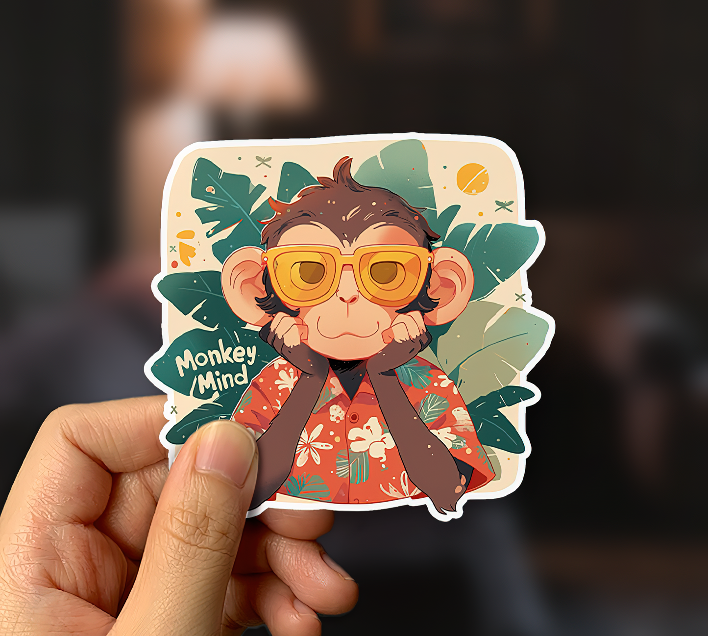 Monkey Mind Sticker