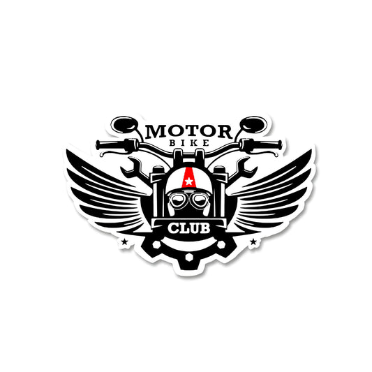 Motor club sticker