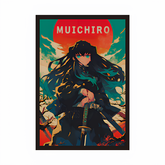 Muichiro Custom Potrait Framed