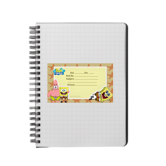Square Pants Name slip-40
